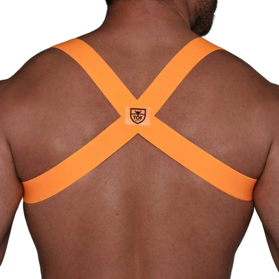 Harnais Elastique Party Boy Orange Fluo