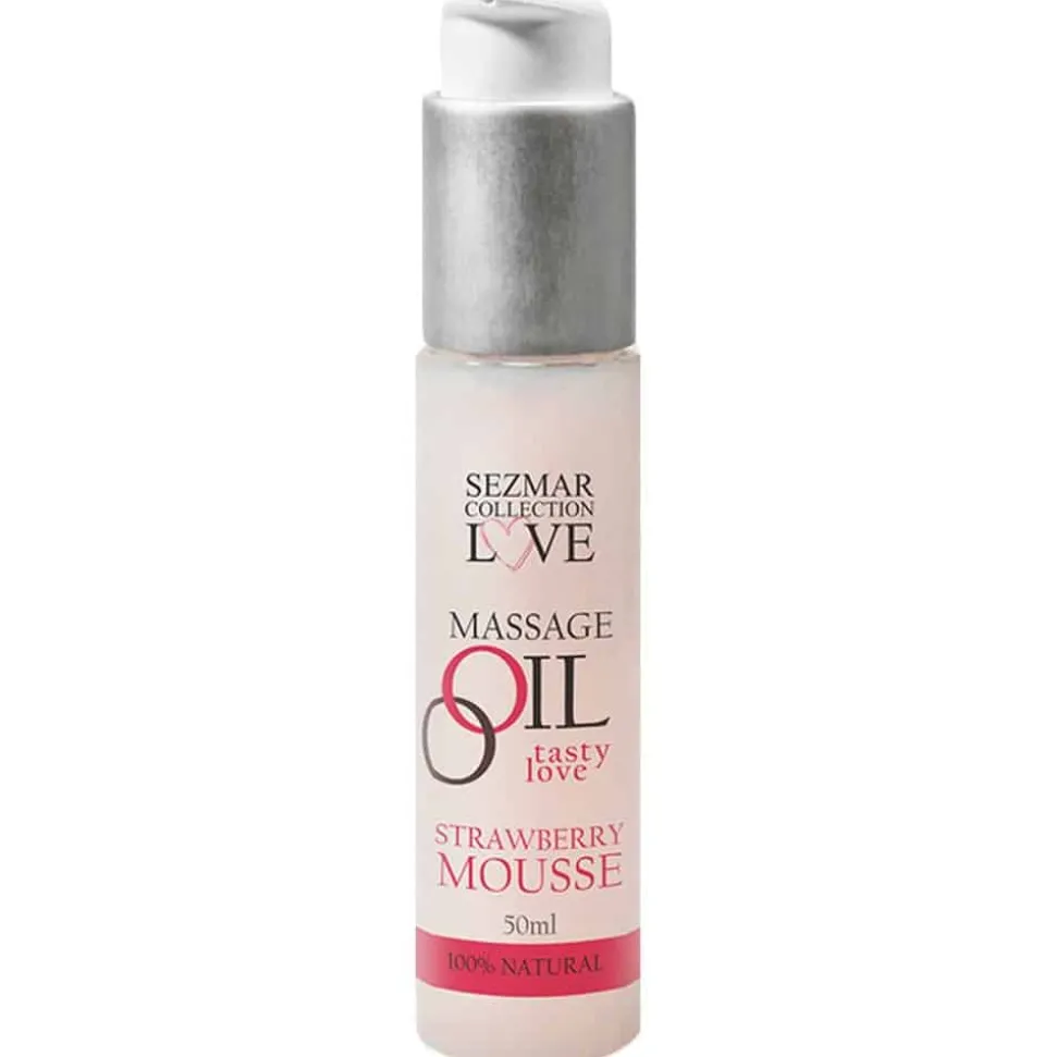 Huile de Massage Comestible Fraise