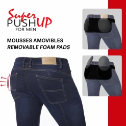 Jeans Original Super Push-Up Marine