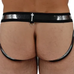 Jock Strap Clouté Illuminator Noir