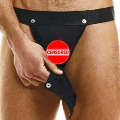 Jock Strap Glory Hole Noir