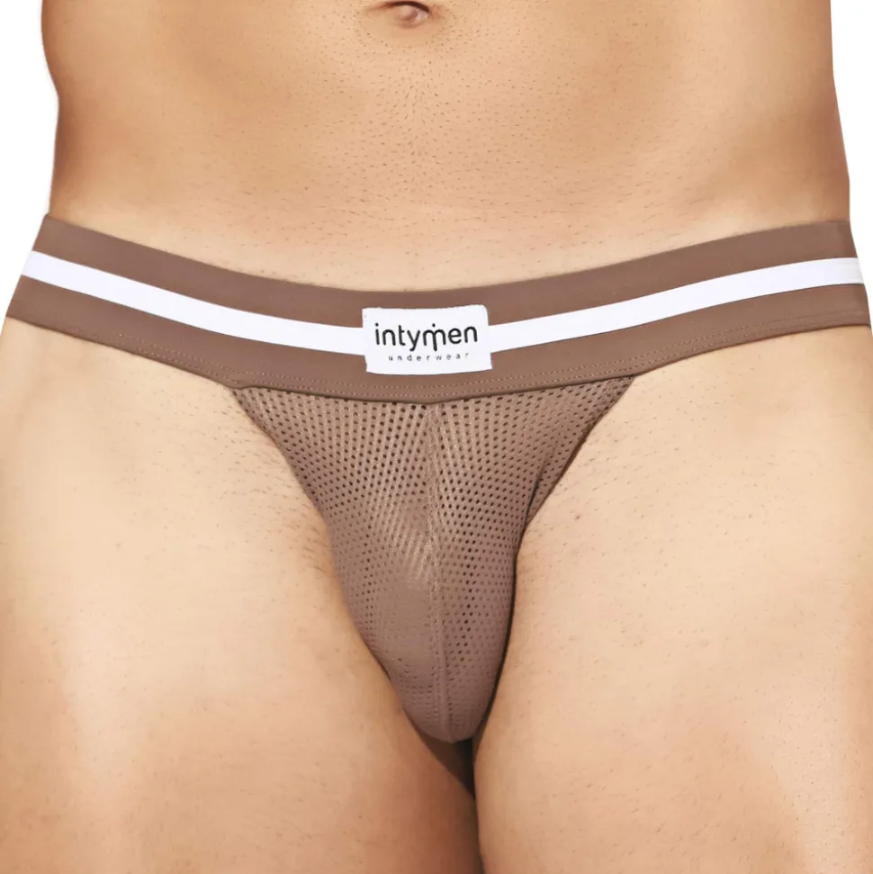 Jock Strap Hard Mesh Café