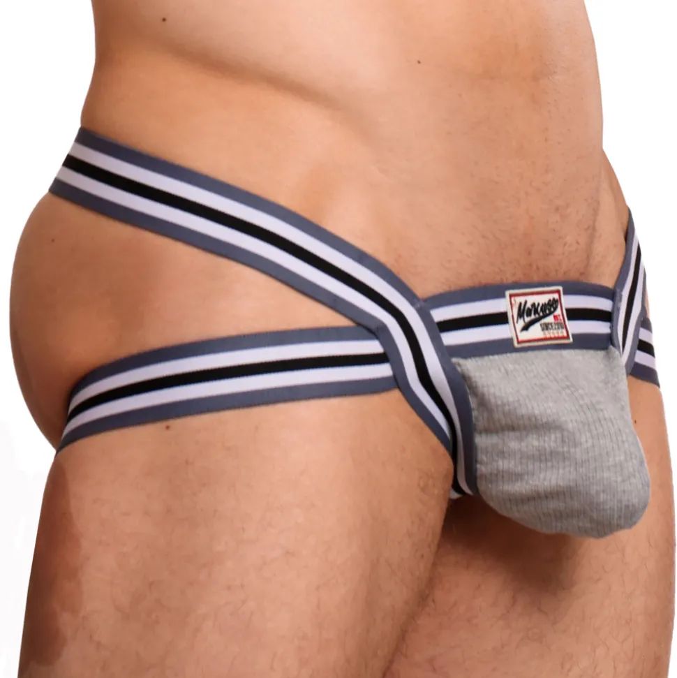 Jock Strap Marche Gris Chiné
