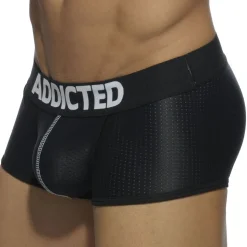 Lot de 3 Boxers Courts Mesh Push Up Blanc - Bleu Marine - Noir