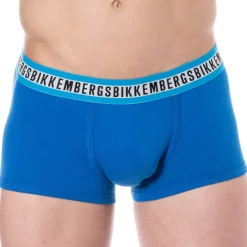 Lot de 3 Boxers Fashion Tape Coton Bleu - Noir - Blanc