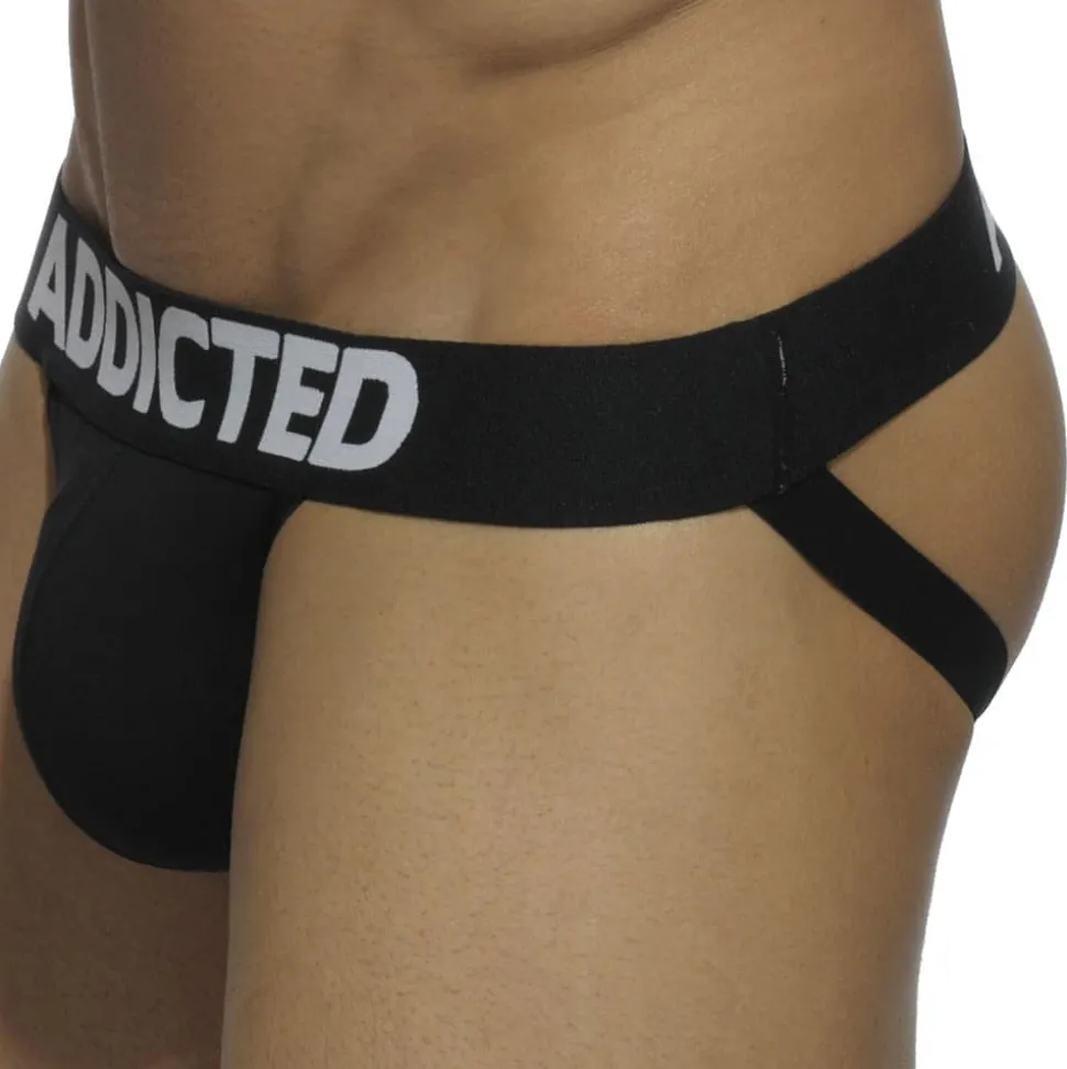 Lot de 3 Jock Straps My Basic Blanc - Noir - Royal