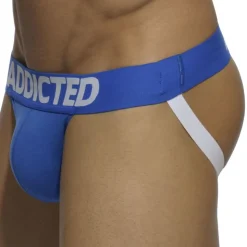 Lot de 3 Jock Straps My Basic Blanc - Noir - Royal