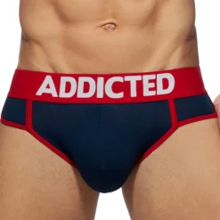 Lot de 3 Jock Straps Second Skin Blanc - Marine - Bleu Roi