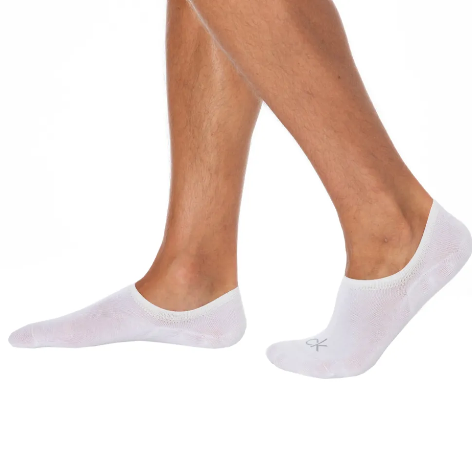 Lot de 3 Paires de Chaussettes Invisibles High Cut Blanches
