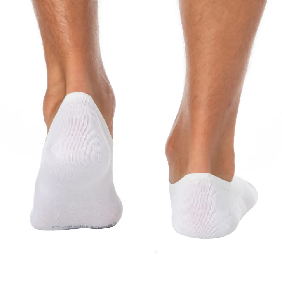 Lot de 3 Paires de Chaussettes Invisibles High Cut Blanches