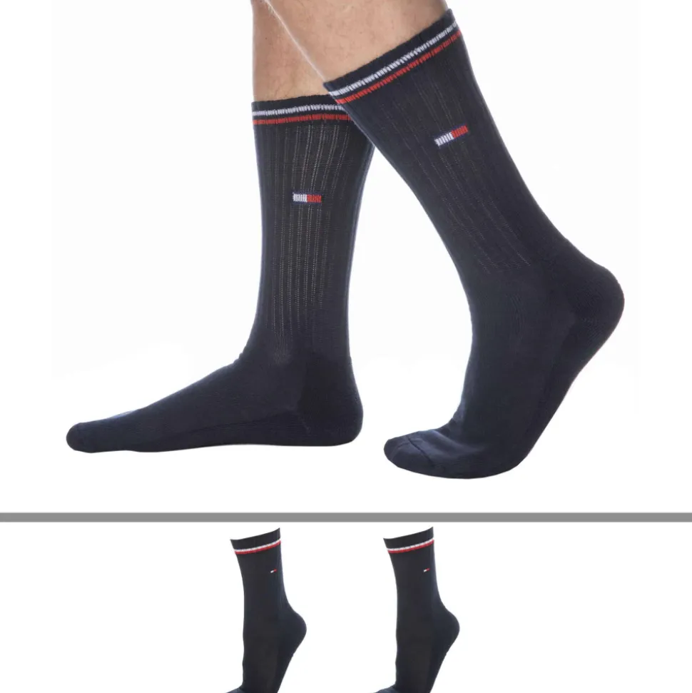 Lot de 2 Paires de Chaussettes Sport Iconic Bleu Marine