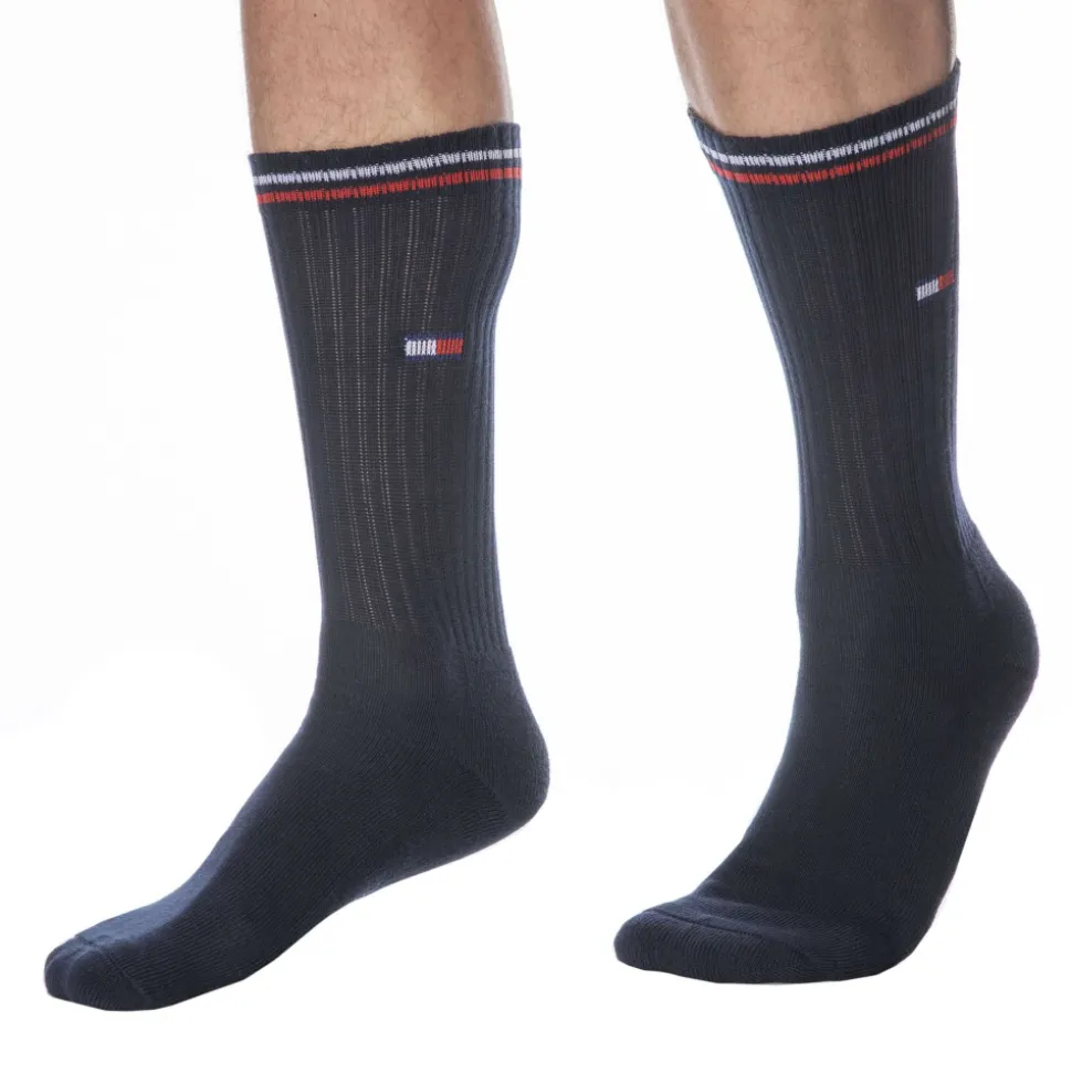 Lot de 2 Paires de Chaussettes Sport Iconic Bleu Marine