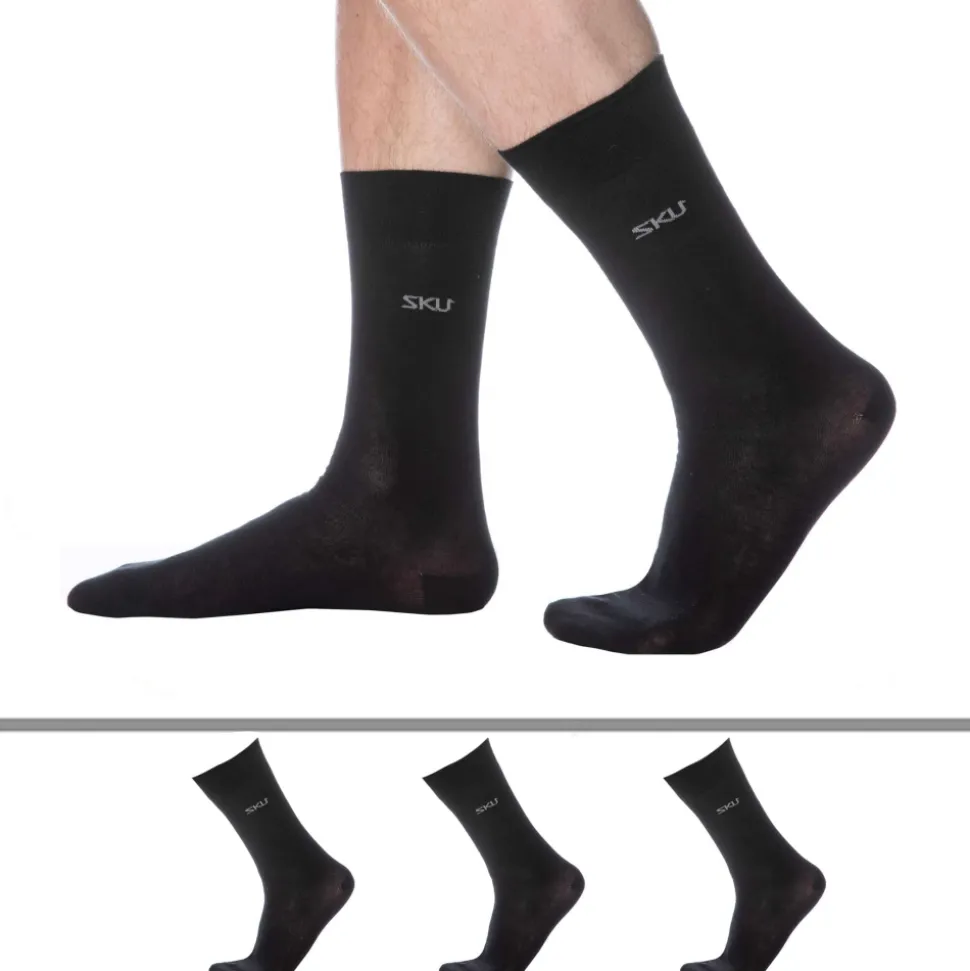 Lot de 3 Paires de Chaussettes Basses Noires