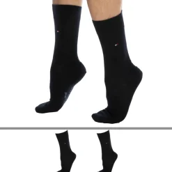 Lot de 2 Paires de Chaussettes Classiques Coton Bleu Marine
