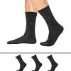 Lot de 3 Paires de Chaussettes Basses Noires