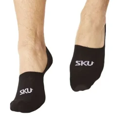 Lot de 3 Paires de Chaussettes Invisibles Noires