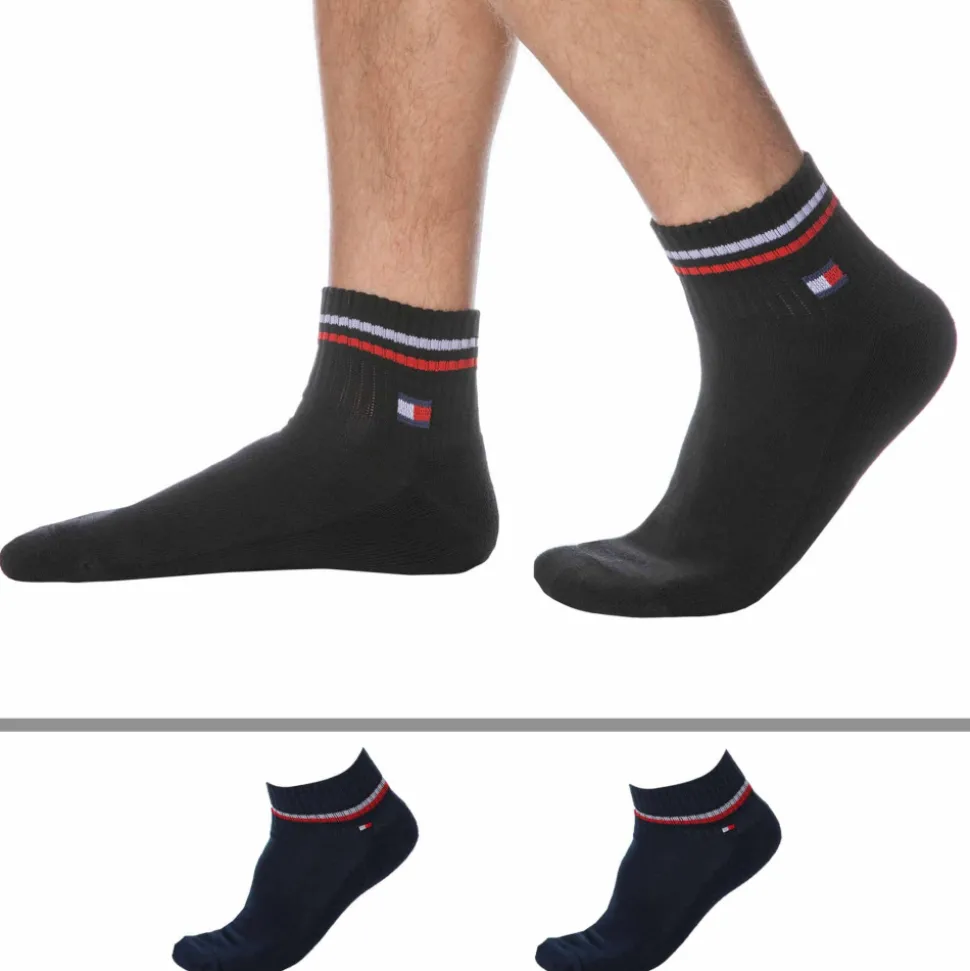 Lot de 2 Paires de Socquettes Sport Iconic Noires