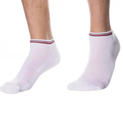 Lot de 2 Paires de Socquettes Sneaker Iconic Blanches
