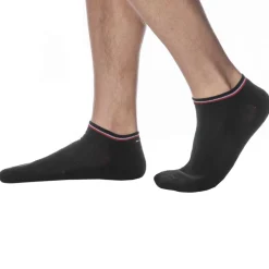 Lot de 2 Paires de Socquettes Sneaker Iconic Noires