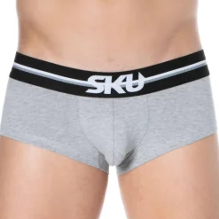 Lot de 3 Shorties First Coton Gris Chiné