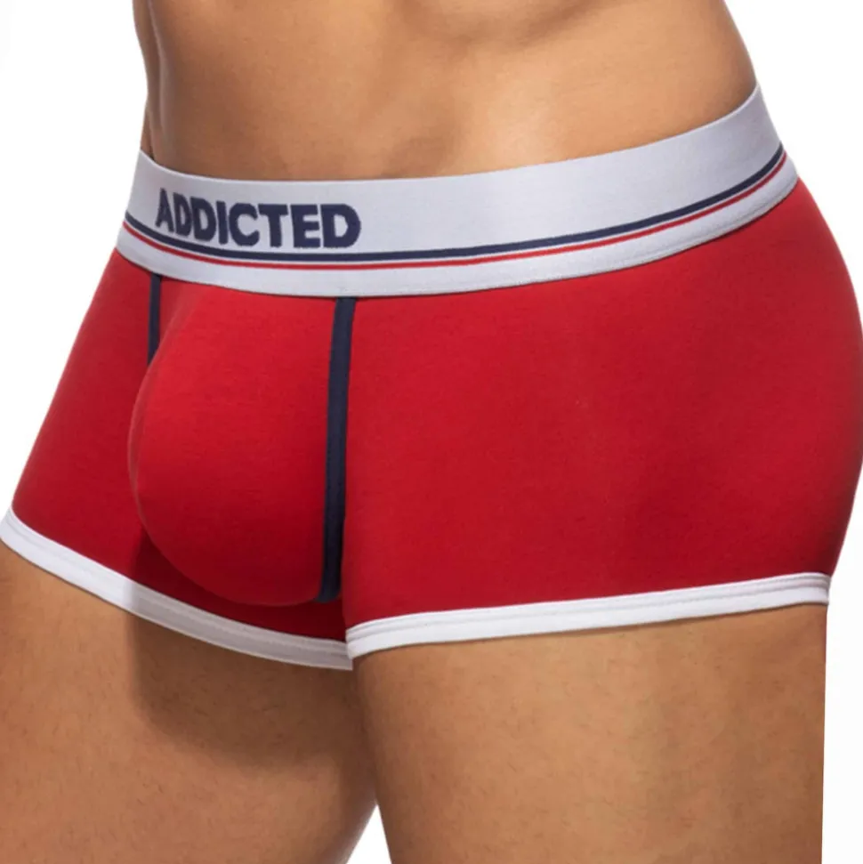 Lot de 3 Shortys Tommy Coton Bleu Marine - Blanc - Rouge