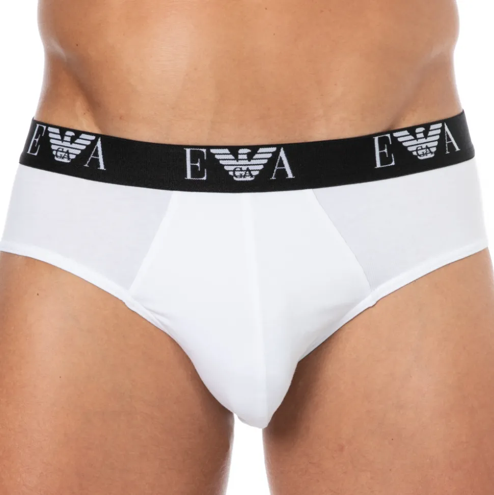 Lot de 3 Slips Bold Monogram Coton Blancs