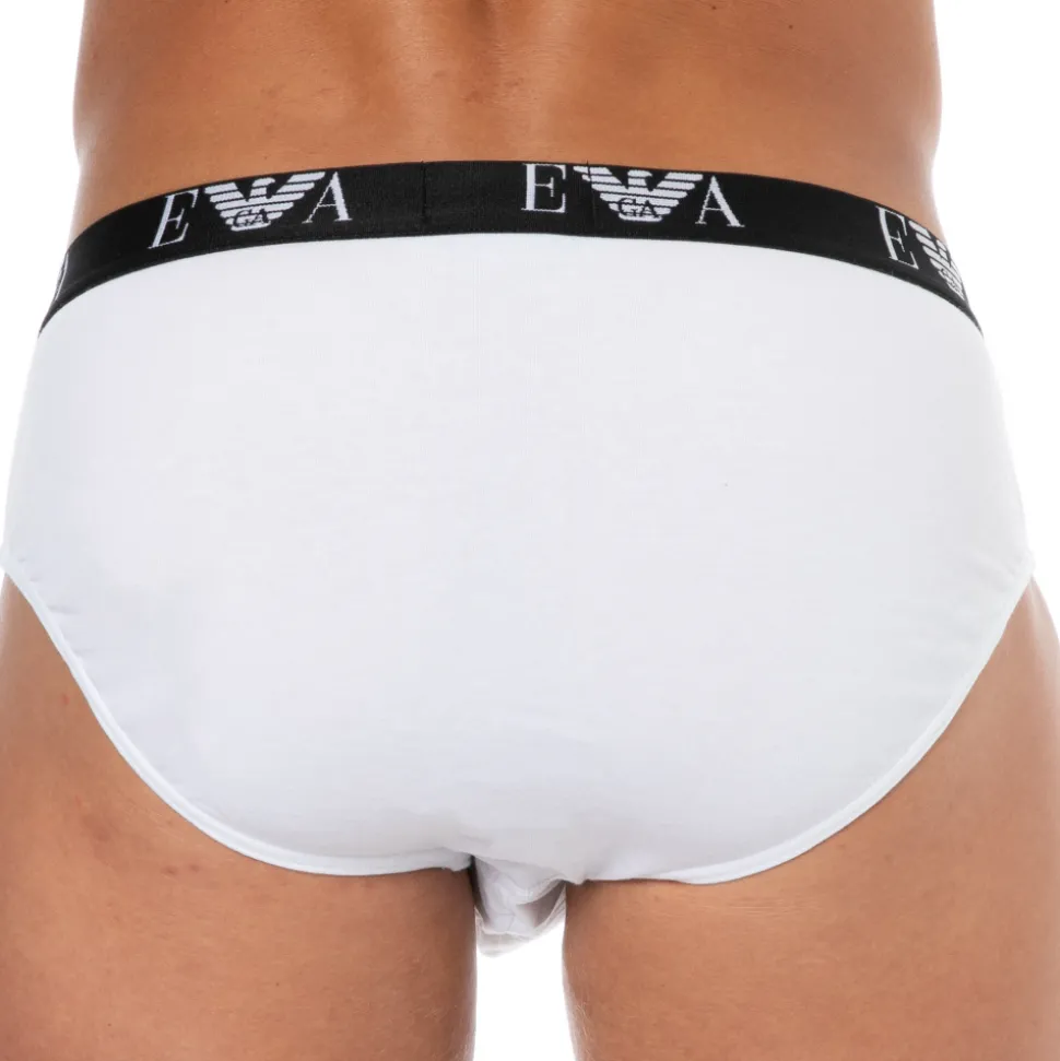 Lot de 3 Slips Bold Monogram Coton Blancs