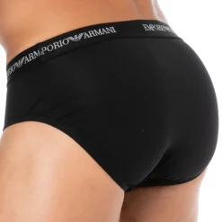 Lot de 3 Slips Core Logoband Noirs