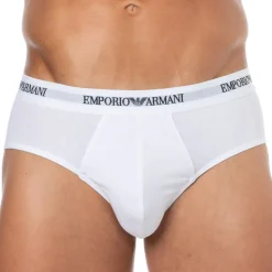 Lot de 3 Slips Core Logoband Coton Blancs