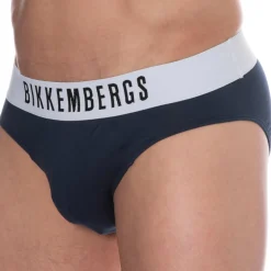 Lot de 2 Slips Coton Bleu Marine