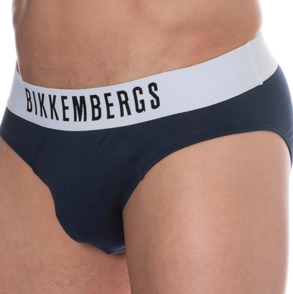 Lot de 2 Slips Coton Bleu Marine