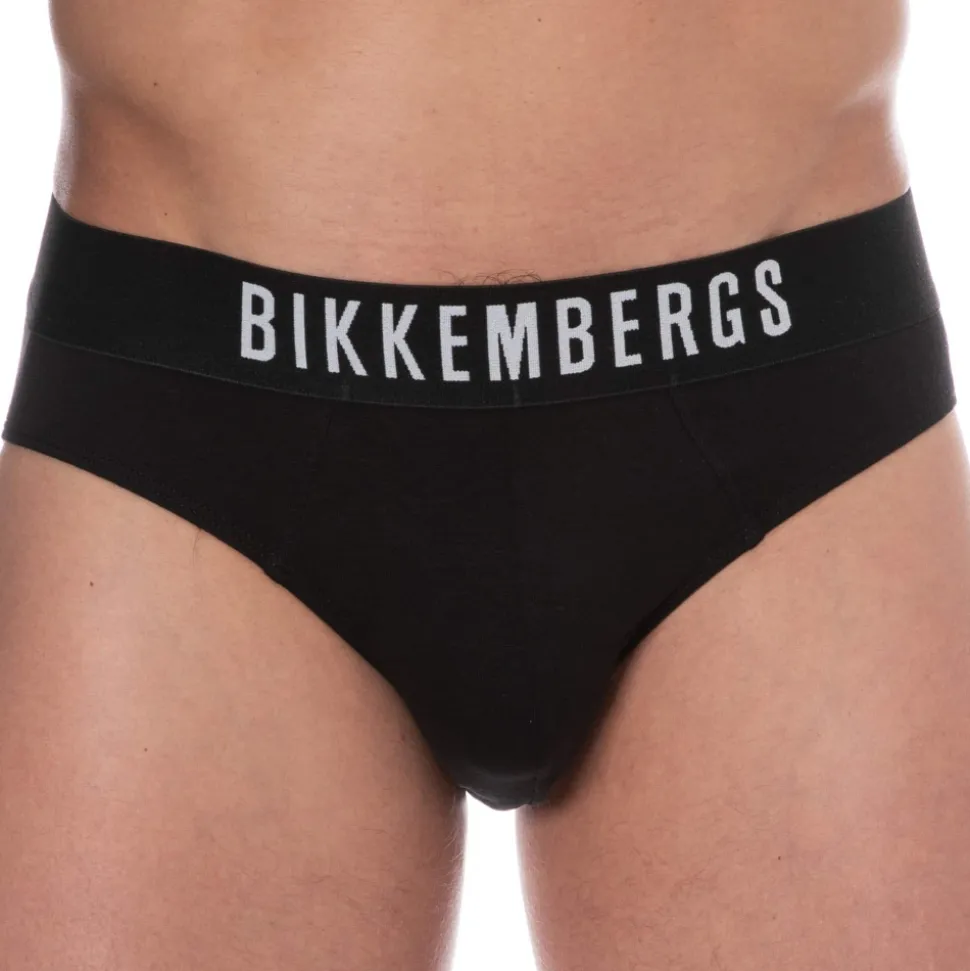 Lot de 2 Slips Coton Noirs