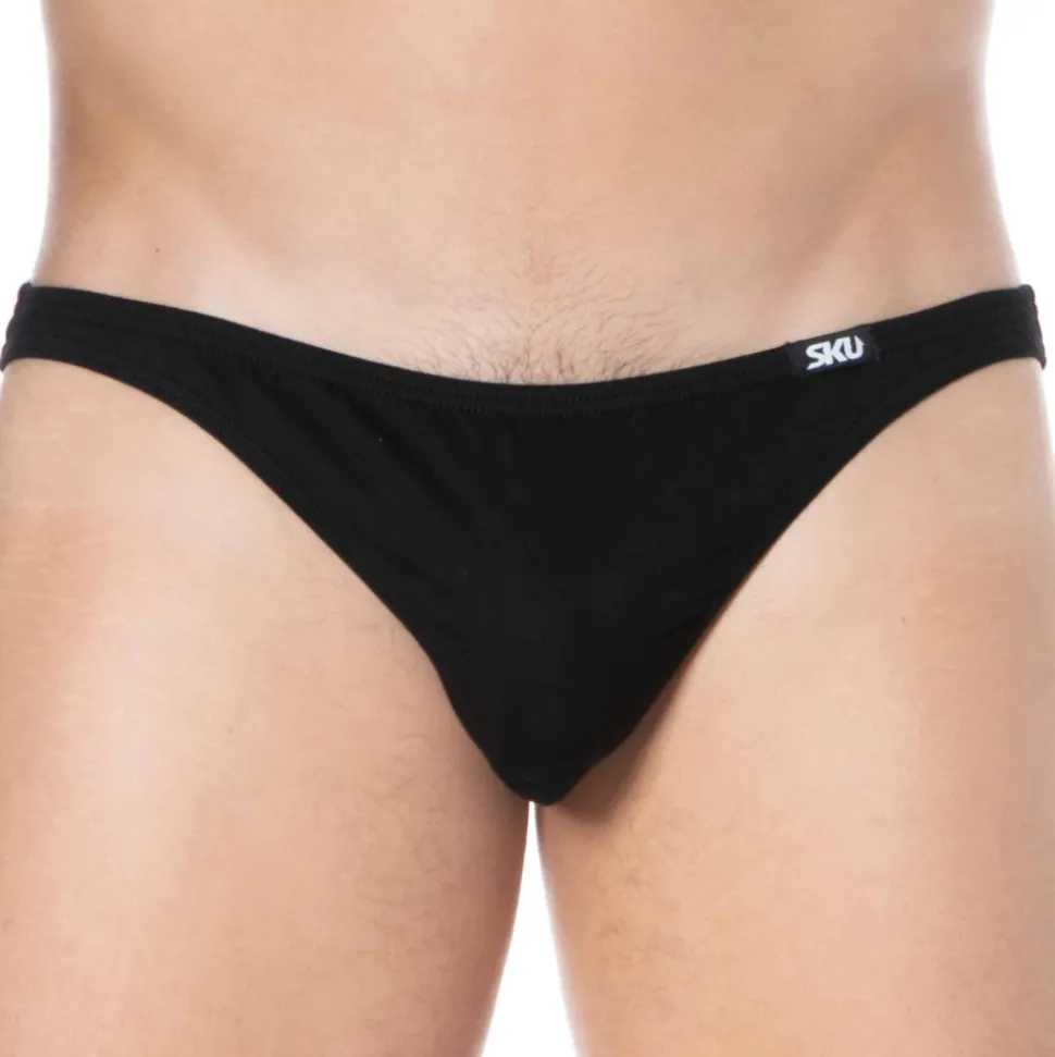 Lot de 3 Slips Mini Coton Noirs