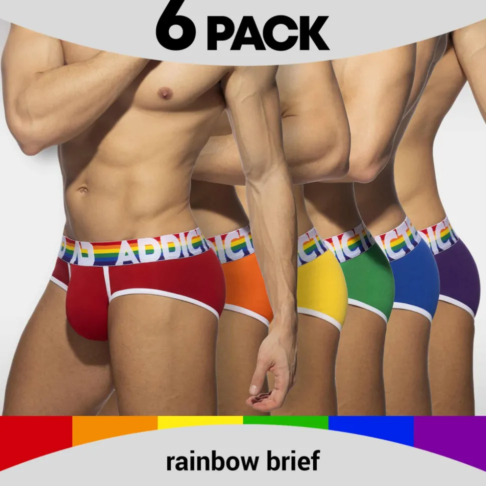 Lot de 6 Slips Rainbow Multicolores
