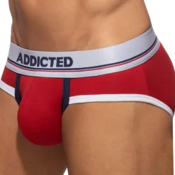 Lot de 3 Slips Tommy Coton Bleu Marine - Blanc - Rouge