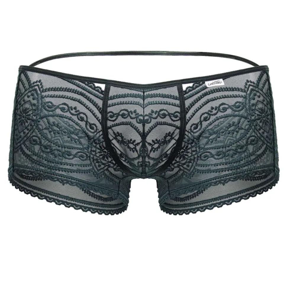 Mini Boxer Dentelle Vert