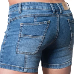 Mini Short Jeans Original Super Push-Up Bleu Indigo