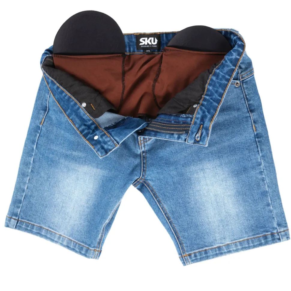 Mini Short Jeans Original Super Push-Up Bleu Indigo