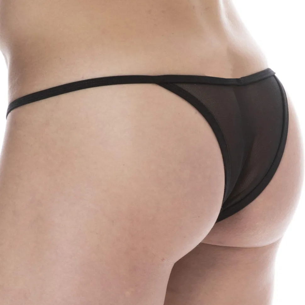 Mini Slip Kini Mesh Noir