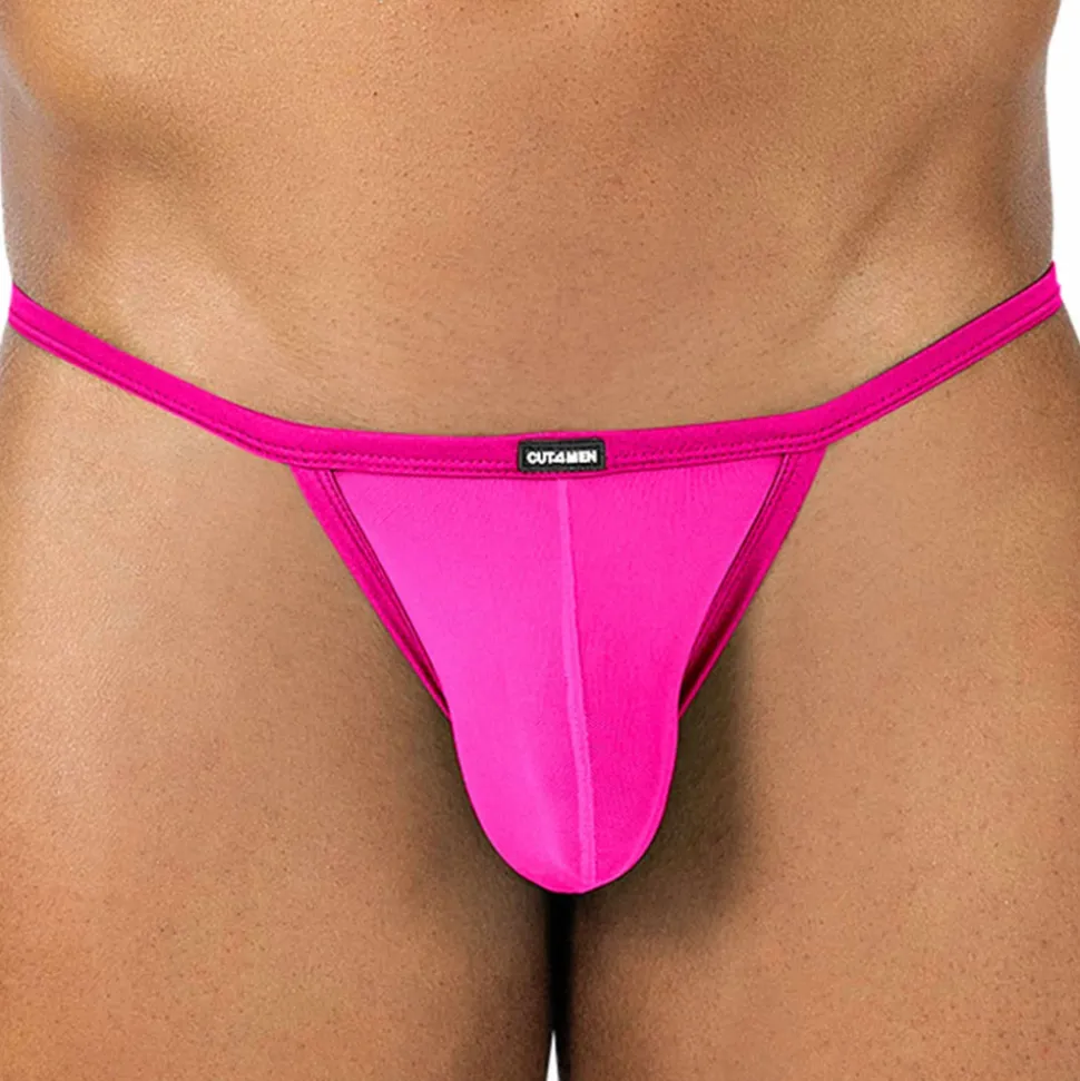 Mini Slip Kini SP4NDEX GLOW Mesh Rose Vif
