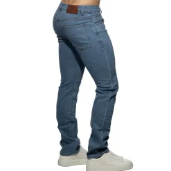 Pantalon Jeans Straight Bleu Indigo