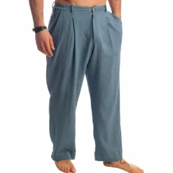 Pantalon Lounge Palm Spring Bleu Alizé