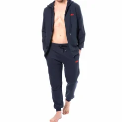 Pantalon Sport Coton Bleu Marine