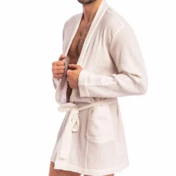 Robe de Chambre Palm Spring Blanche
