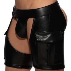 Short Chaps Noir