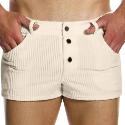 Short Corduroy Blanc Cassé