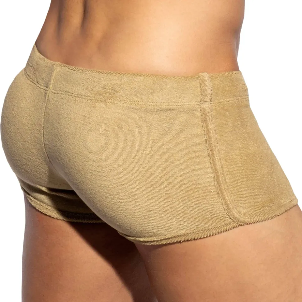 Short Coton Eponge Ocre