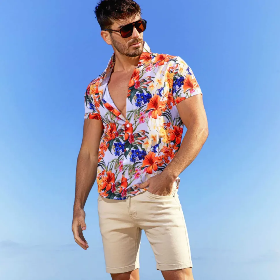 Short Jeans Original Super Push-Up Beige