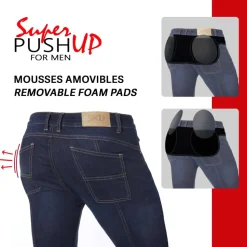 Short Jeans Original Super Push-Up Beige