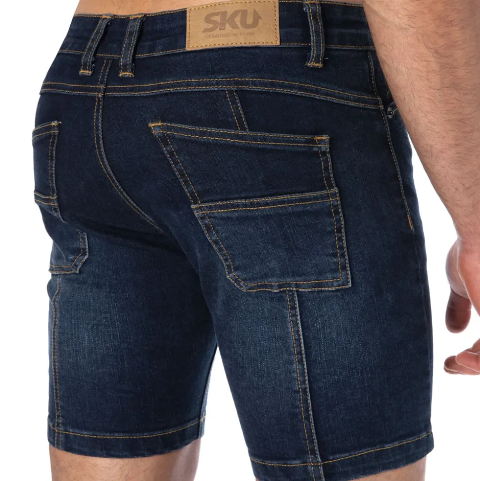 Short Jeans Original Super Push-Up Bleu Marine